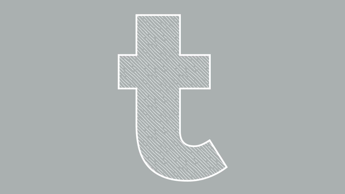 Grey rectangle with the letter T for Templates