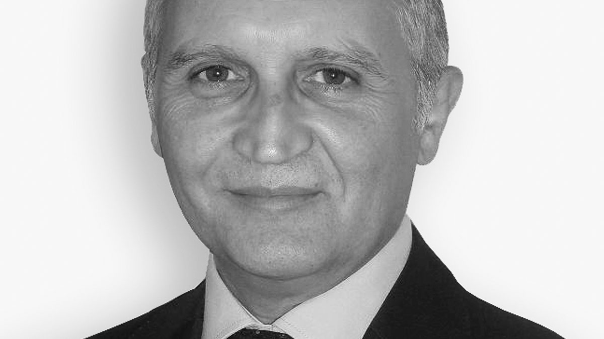 Black and white image of Dimitris Antoniadis