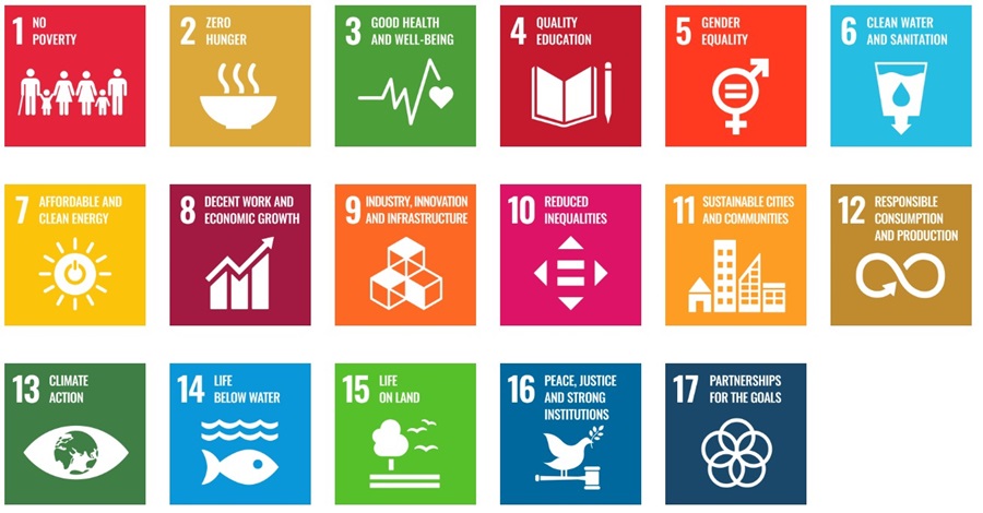 The 17 UN Sustainable Development Goals