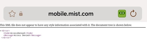 Marvis samsung xml error