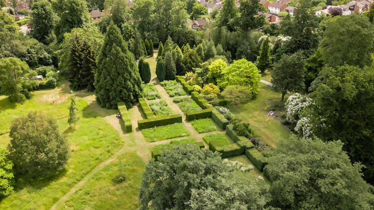 Harris Garden on Whiteknights Campus, University of Reading